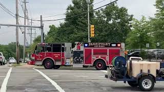 Parsippany NJ Parsippany District 5 Engine 54 Responding 62122 [upl. by Chun9]