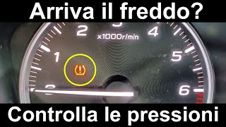 Se arriva il freddo controlla le pressioni degli pneumatici [upl. by Dammahum]