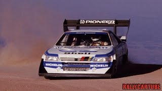 Peugeot 405 T16 Gruppo B Pikes Peak 1988 Ari Vatanen Pure Engine Sound [upl. by Ecniuq]