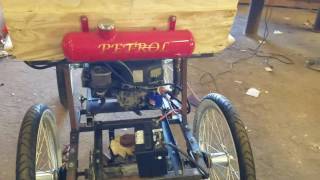 Horseless carriage runs again Cyclecar quadracycle [upl. by Micaela]