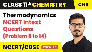 Thermodynamics  NCERT Intext Questions Que 8 to 14  Class 11 Chemistry Chapter 5  CBSE 202425 [upl. by Htinnek293]