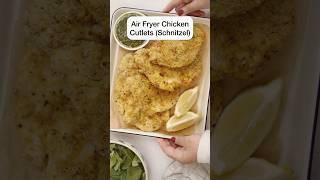 Gluten Free Air Fryer Chicken Cutlets Schnitzel [upl. by Ridglea910]