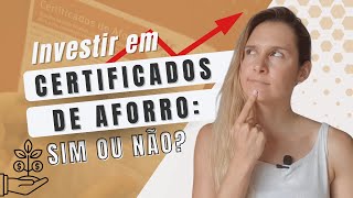 Investir em Certificados de Aforro Sim ou Não [upl. by Eadahc27]