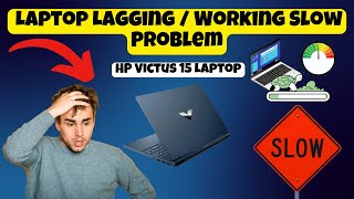 How to Fix HP Victus 15 Laptop Lagging  Working Slow Problem easy method [upl. by Scherman]