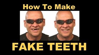 How to Make Fake Teeth with Thermal Plastic Fitting Beads [upl. by Llenehc986]