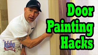 HOW TO PAINT DOORS How to spray a door [upl. by Lednem]