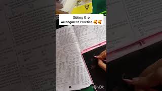 practice sitting arrangement for bank exam shorts ytshorts bankaspirant sbi sbipopreparation [upl. by Hpesojnhoj]