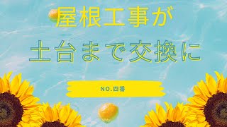 屋根工事が土台まで交換になってしまいました。四番 頼んでいた屋根材が来たので屋根葺き工事します [upl. by Pejsach574]