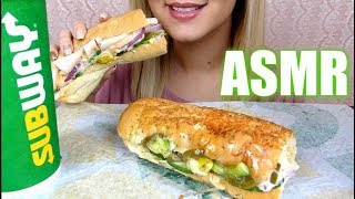 ASMR Subway Whispering  Eating Show  EatWithJas91 [upl. by Oderfodog]