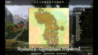 ESO Skyshard Locations  Auridon [upl. by Fiel]