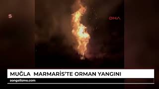 MUĞLA Marmariste orman yangını [upl. by Runstadler17]