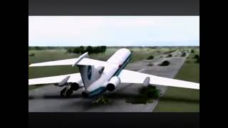 Alrosa Air Flight 514  Landing Animation [upl. by Vitale]