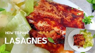 Comment faire des LASAGNES maison [upl. by Seroka]