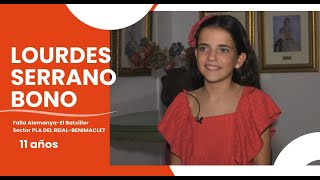 Candidatas a Fallera Mayor Infantil de Valencia 2025 Lourdes Serrano Bono [upl. by Einnaf846]