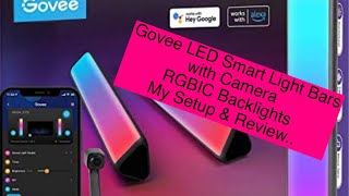 Govee DreamView P1 Light Bar LEDs Back light system My Setup amp Review … [upl. by Cirdla]