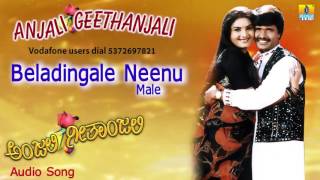 Beladingale Neenu male  Anjali Geethanjali  Movie  S P Balu  S Narayan  Jhankar Music [upl. by Ruffi782]