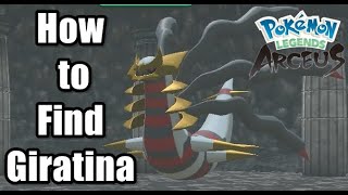 Pokemon Legends Arseus How to Find Giratina  On the Trail of Giratina [upl. by Inuat684]