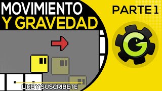 Como Hacer Un Juego De Plataformas En Game Maker 81 1  Movimiento Y Gravedad [upl. by Anin]