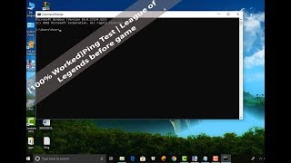 Ping test  League of legend ping test before game [upl. by Anitahs]