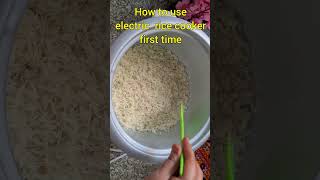 How to use electric rice cooker food trending electricricecooker recipesbyrubi [upl. by Eirrol]