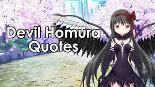 Quotes Devil Homura [upl. by Linnet305]