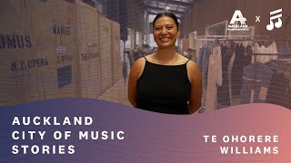 Auckland City of Music Stories  Te Ohorere Williams [upl. by Lovering]