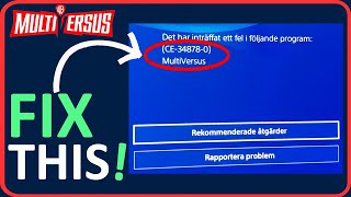 How To Fix MultiVersus CE348780 Error On PS4 2024 [upl. by Stauffer]