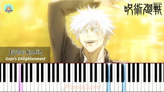 Jujutsu Kaisen Season 2 OST  quotIf I Am With You 一緒ならquot  MEDIUM Piano Tutorial amp Sheet Music [upl. by Suolkcin]