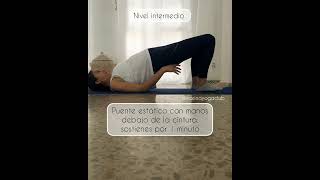 RUTINA DE ESPALDA Y LUMBAR YOGA EN 5 MINUTOS [upl. by Ahsiloc655]