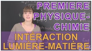 Interaction lumière  matière  PhysiqueChimie  1ère S  Les Bons Profs [upl. by Natie899]