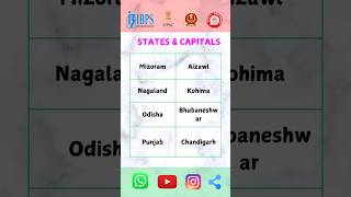 IndiaStates and Capitals 5 IndiaStatesAndCapitalsIndianGeographyLearnWithMe [upl. by Yarahs987]