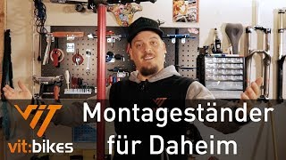 Welchen Montageständer für Daheim  Teuer vs Günstig  Feedback Pro Elite vitbikesTV [upl. by Fedak]