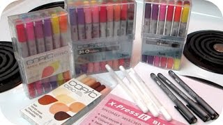 COPIC MARKER UNBOXING [upl. by Deelaw]