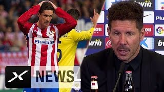 Diego Simeone nach Pleite quotIst Teil des Spielsquot  Atletico Madrid  FC Villarreal 01 [upl. by Catlaina441]