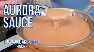 Aurora Sauce  Sauce Aurora  How to Make Aurora Sauce  Velouté Derivative  Sauce [upl. by Butler509]