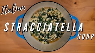 Stracciatella Soup Italian Egg Soup [upl. by Sorkin156]