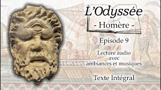 LOdyssée 🏺 Ep9  Ulysse et le Cyclope 📖 Livre Audio [upl. by Vey93]