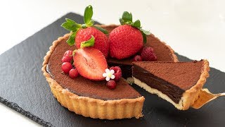 濃厚チョコレート・タルトの作り方 Chocolate Tart｜HidaMari Cooking [upl. by Miner]