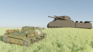 SU152 VS P1000 RATTE [upl. by Kopp]