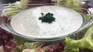 Homemade Joghurt Dressing  salad dressing [upl. by Artinek606]