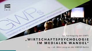 Die 23 Fachtagung der Gesellschaft für angewandte Wirtschaftspsychologie an der HMKW Berlin [upl. by Nynnahs]