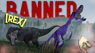 Rex pair BANNED in under 8 Minutes  The Isle [upl. by Phillipp235]