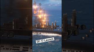 DF17 Missile launch in Modern Warships shorts [upl. by Singband]