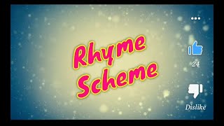 Rhyme Scheme  English Grammar studystarsandhelper trending grammar class10 [upl. by Webster]