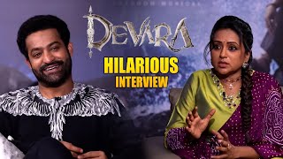 Anchor Suma Hilarious Interview With Jr NTR amp Koratala Siva  Devara  Part 1  Filmytalkss [upl. by Diarmid]