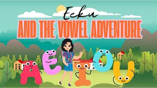 Vowels  Learn Vowels  Vowel  kids stories  ABC learning  Eeku and the little learner  AEIOU [upl. by Anehs618]