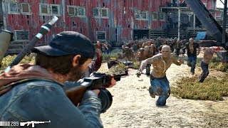 Days Gone  Old Sawmill Zombies Horde Boss Fight Days Gone 2019 PS4 Pro [upl. by Eannyl]