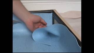 How to fit the vinyl flooring in corners with Quantum Flooring [upl. by Eelinnej666]