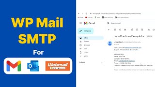 Setup WP Mail SMTP for Contact Form for Gmail Outlook amp Webmail [upl. by Philbert]