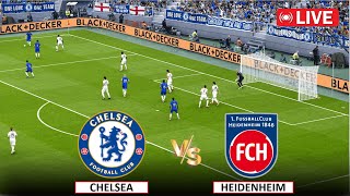 🔴Live  Chelsea vs FC Heidenheim I Conference League 2024 I Full Match Live Stream eFootball Pes 21 [upl. by Pinebrook]